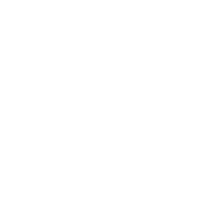 "Minimalistic white icon of a tooth with a syringe and scalpel representing dental procedures and oral surgery."