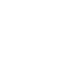 "Minimalistic white icon of a face with hands representing facial treatments and care."